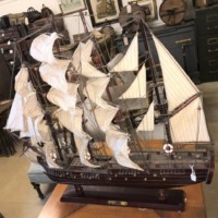 Model Ship Fully Rigged