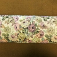 Needlepoint / Tapestry Upholstered Mahogany Fender Footstool