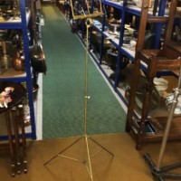 Rare Antique Portable Brass Music Stand complete with Carrying Case Harrow & Co London Circa 1880