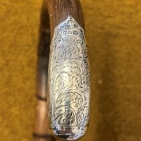 Antique Sterling Silver Mounted Partridgewood Walking Stick