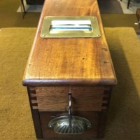 Vintage Gledhill Halifax Cash Register with Locking Cover and Cash Drawer Circa Early 20th C