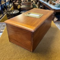 Vintage Mahogany Counter Top Cash Register