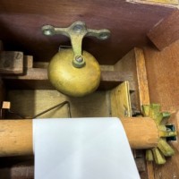 Vintage Mahogany Counter Top Cash Register