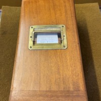 Vintage Mahogany Counter Top Cash Register