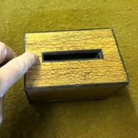 Art Deco Satinwood Spring Loaded Cigarette Dispenser