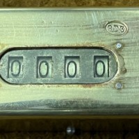 Vintage Hand Held Brass Tachometer