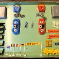 Vintage Speedking Slot Car Racing Set by Portland Toys Ltd