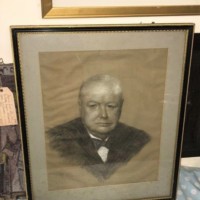 Winston Churchill Drawing