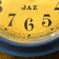 Vintage JAZ Art Deco French Alarm Clock