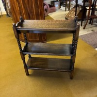 Arts & Crafts Open Front Book Trough