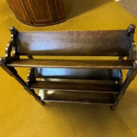 Arts & Crafts Open Front Book Trough