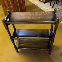 Arts & Crafts Open Front Book Trough