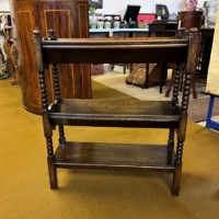 Arts & Crafts Open Front Book Trough