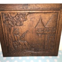 Pair of Flemish Oak Carved Relief Panels