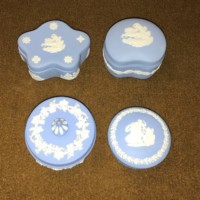 Wedgewood Jasperware Covered Trinket Boxes