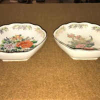 Pair of Satsuma Dishes