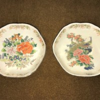 Pair of Satsuma Dishes