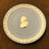Josiah Wedgewood FRS Bicentenary 1795 - 1995 Jasperware Plate
