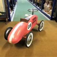 Vintage Child's Push Along Racing Car