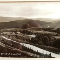 Framed Set of 3 Early Ballater Postcards "Greetings From Ballater"
