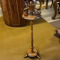 Victorian Mahogany Smokers Companion Stand