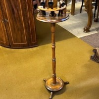 Victorian Mahogany Smokers Companion Stand
