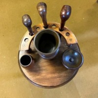 Victorian Mahogany Smokers Companion Stand
