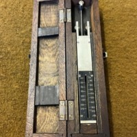 Vintage Wooden Cased Wire Tension Gauge