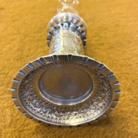 Arts & Crafts Period Silver Plated Oil Lamp by Hukin & Heath B/ham & London