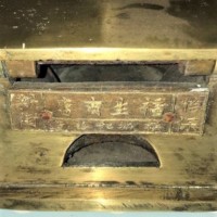Chinese Brass Hot Coal Pressing Iron