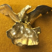 Vintage Brass Eagle Statue