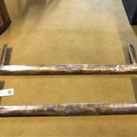 Pair of Copper Arts & Crafts Fire Fender