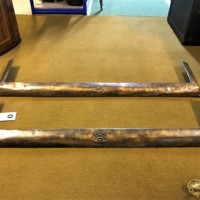 Pair of Copper Arts & Crafts Fire Fender