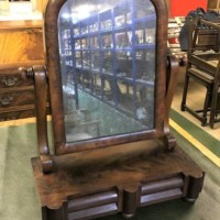 Victorian Mahogany Toilet Mirror