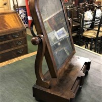 Victorian Mahogany Toilet Mirror