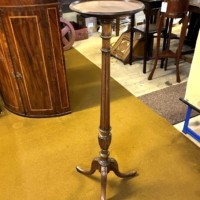 Vintage Mahogany Torchiere / Jardiniere Stand