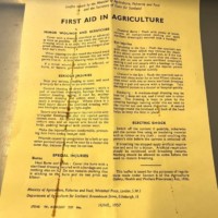 Vintage Metal Cased Portable First Aid Kit