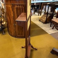 Antique Mahogany Adjustable Fire Screen