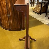 Antique Mahogany Adjustable Fire Screen