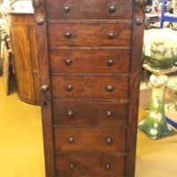 Victorian Mahogany Wellington Chest of Drawers