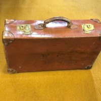 Medium Leather Suitcase
