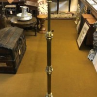 Victorian Floor Standing Telescopic Brass Oil Lamp