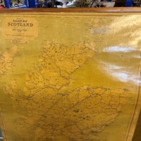 Vintage Official Railway Map of Scotland