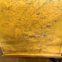 Vintage Official Railway Map of Scotland