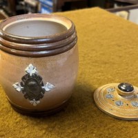 Edwardian Honey Oak Smokers Box with Internal Carousel and Storage Compartments