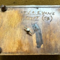Vintage Musical Cigarette Box with Coldstream Guards Pagri Badge on Top