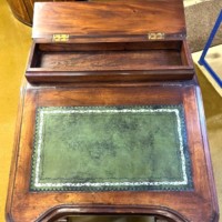 Vintage Mahogany Davenport Desk with Writing Surface