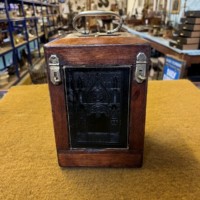 Vintage Mahogany Davenport Desk with Writing Surface