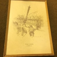 Victorian Pair of Highland Games Caricature Prints The Reel Africa and The Caber America