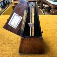 Victorian Metronome De Maelzel London Best English Made in Rosewood Case